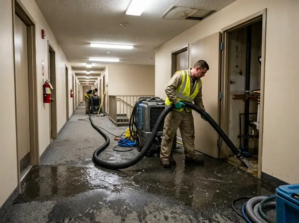 multi-unit-apartment-hallway-f-005 — frequently asked questions, Emergency Burst Pipe Water Extraction & Removal in Trussvil…